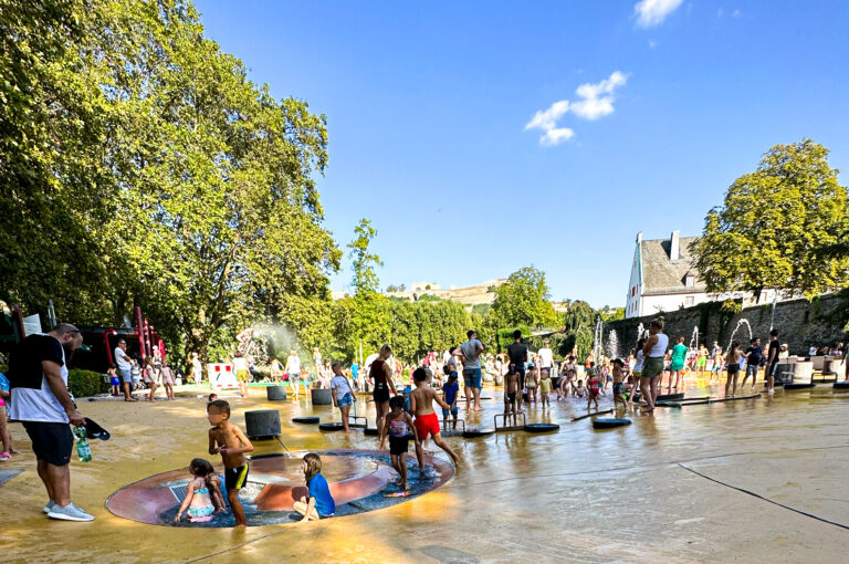 Wasserspielplatz Koblenz am deutschen Eck